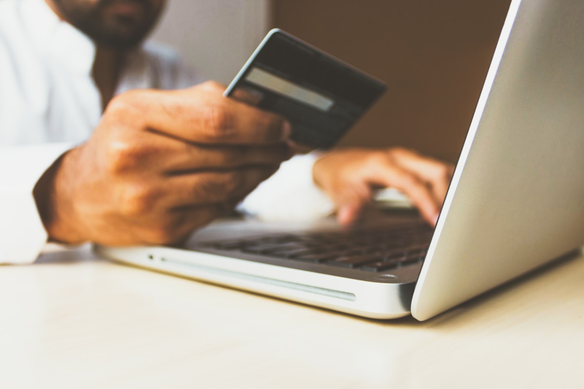 Person using a payment card